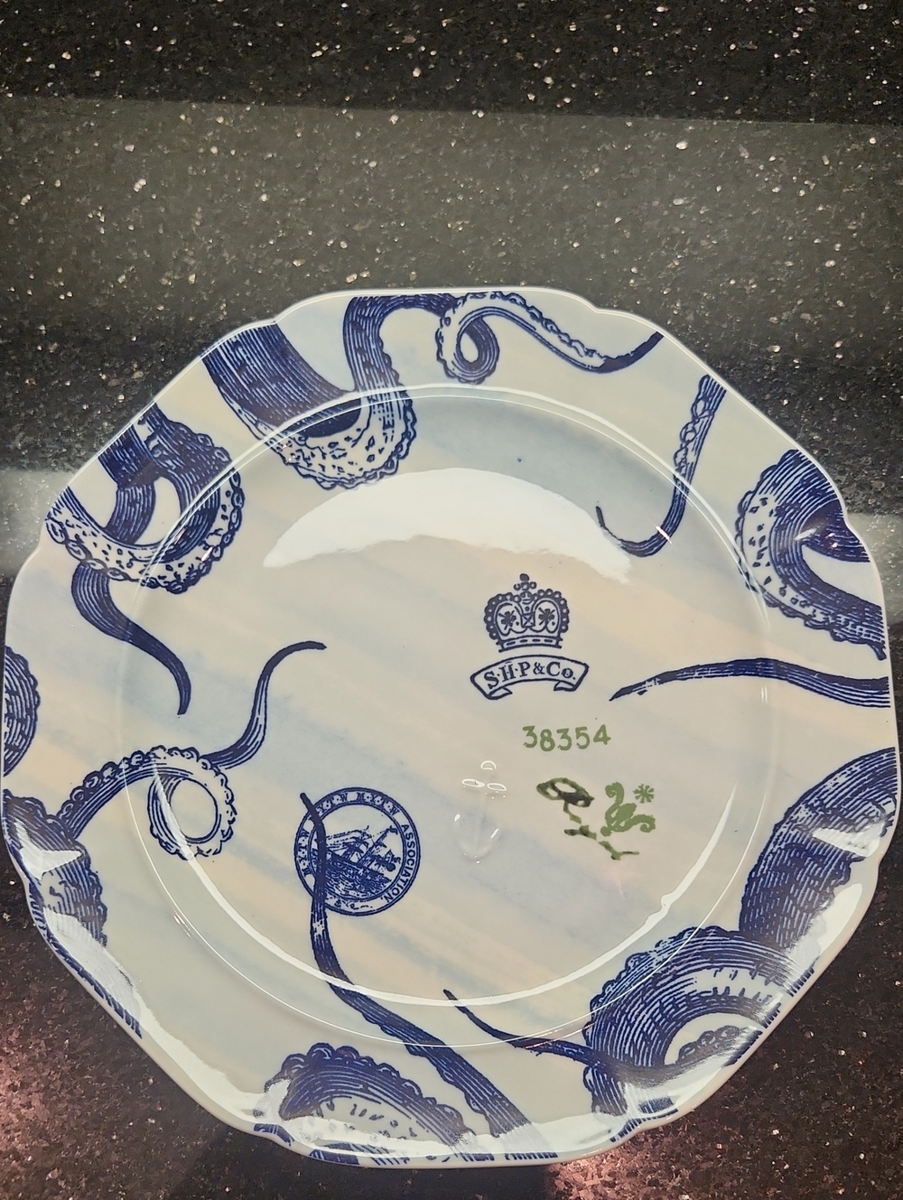 Anthropologie "From the Deep" Dinner Plate, like new